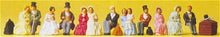 Load image into Gallery viewer, Preiser 12045 HO Scale 1847 Vintage Passengers -- pkg(13)