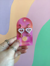 Load image into Gallery viewer, Beating Heart Beaded Earrings