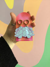 Load image into Gallery viewer, Peony Statement Earrings