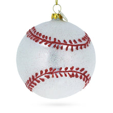 Load image into Gallery viewer, Home-Run Baseball Glass Christmas Ornament