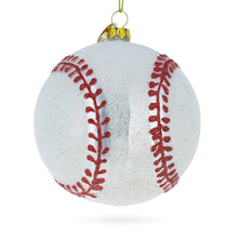Load image into Gallery viewer, Home-Run Baseball Glass Christmas Ornament