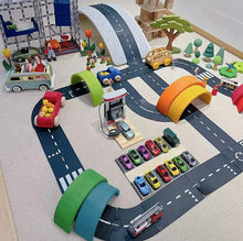 Load image into Gallery viewer, Rubber Roads Play Set