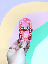 Load image into Gallery viewer, Holiday Candy Cane Earrings