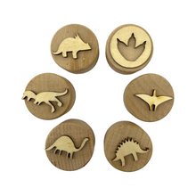Load image into Gallery viewer, **Pre-order (Ships in 3-4 Weeks)**Wooden Playdough Stampers Set