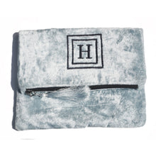 Load image into Gallery viewer, Customized Black Velvet Purse