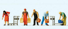 Load image into Gallery viewer, Preiser 10656 HO Scale At the Cash-and-Carry Beverage Store -- pkg(5)