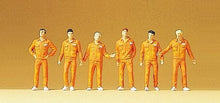 Load image into Gallery viewer, Preiser 10373 HO Scale People Working -- Mechanics In Coveralls pkg(6)