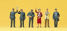 Load image into Gallery viewer, Preiser 10237 HO Scale Railroad Personnel -- 1989 Train Personnel