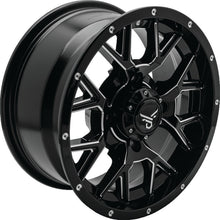 Load image into Gallery viewer, QuadBoss, QuadBoss Barbwire 14x7 Aluminum Wheel with 5+2 Offset for Powersports Vehicles (Part #608573)