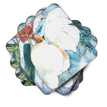 Load image into Gallery viewer, Flower - Magnolia Coasters - Set of 4 Lightweight Foam, Absorbent Drink Coasters