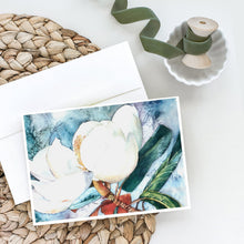 Load image into Gallery viewer, Flower - Magnolia Greeting Cards -  Blank Note Cards – 8-Pack of Artist-Designed Cards with Envelopes
