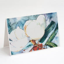 Load image into Gallery viewer, Flower - Magnolia Greeting Cards -  Blank Note Cards – 8-Pack of Artist-Designed Cards with Envelopes