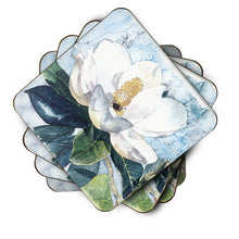 Load image into Gallery viewer, Flower - Magnolia Coasters - Set of 4 Lightweight Foam, Absorbent Drink Coasters
