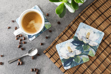 Load image into Gallery viewer, Flower - Magnolia Coasters - Set of 4 Lightweight Foam, Absorbent Drink Coasters