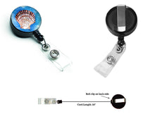 Load image into Gallery viewer, Scallop Sea Shell Retractable Badge Reel 8008BR