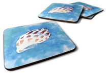 Load image into Gallery viewer, Shells Coasters - Set of 4 Lightweight Foam, Absorbent Drink Coasters