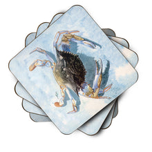Load image into Gallery viewer, Crab Coasters - Set of 4 Lightweight Foam, Absorbent Drink Coasters