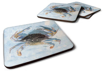 Load image into Gallery viewer, Crab Coasters - Set of 4 Lightweight Foam, Absorbent Drink Coasters