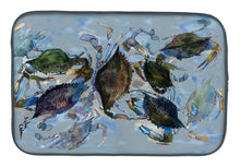 Load image into Gallery viewer, Crab Dish Drying Mat – Absorbent, Artistic Kitchen Essentials 8016DDM
