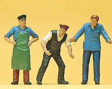 Load image into Gallery viewer, Preiser 45028 G Scale Delivery Men in Work Clothes