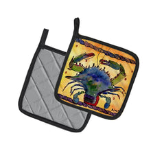 Load image into Gallery viewer, Crab Pot Holders - Set of 2 Decorative Kitchen Helpers | Made in the USA 8056PTHD