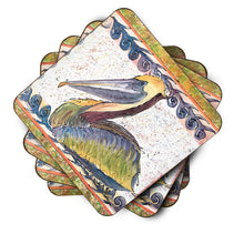 Load image into Gallery viewer, Bird - Pelican Coasters - Set of 4 Lightweight Foam, Absorbent Drink Coasters