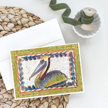 Load image into Gallery viewer, Pelican Greeting Cards -  Blank Note Cards – 8-Pack of Artist-Designed Cards with Envelopes