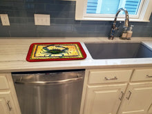 Load image into Gallery viewer, Crab Dish Drying Mat – Absorbent, Artistic Kitchen Essentials 8058DDM
