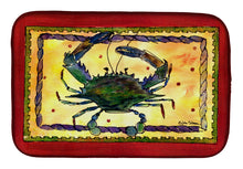 Load image into Gallery viewer, Crab Dish Drying Mat – Absorbent, Artistic Kitchen Essentials 8058DDM