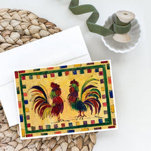 Load image into Gallery viewer, Rooster   Greeting Cards -  Blank Note Cards – 8-Pack of Artist-Designed Cards with Envelopes