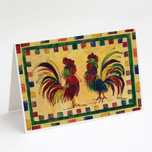 Load image into Gallery viewer, Rooster   Greeting Cards -  Blank Note Cards – 8-Pack of Artist-Designed Cards with Envelopes