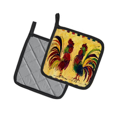 Load image into Gallery viewer, Rooster Pot Holders - Set of 2 Decorative Kitchen Helpers | Made in the USA 8062PTHD