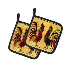 Load image into Gallery viewer, Rooster Pot Holders - Set of 2 Decorative Kitchen Helpers | Made in the USA 8062PTHD
