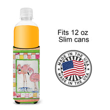 Load image into Gallery viewer, Pair of Pink Flamingos Slim Can Hugger – Fun &amp; Functional Drink Coolers 8077MUK