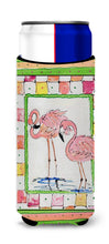 Load image into Gallery viewer, Pair of Pink Flamingos Slim Can Hugger – Fun &amp; Functional Drink Coolers 8077MUK