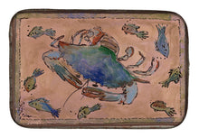 Load image into Gallery viewer, Crab Dish Drying Mat – Absorbent, Artistic Kitchen Essentials 8079DDM