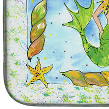 Load image into Gallery viewer, Mermaid Dish Drying Mat – Absorbent, Artistic Kitchen Essentials 8083DDM