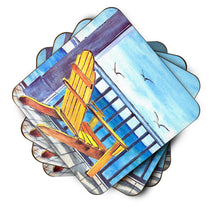Load image into Gallery viewer, Adirondack Chairs Coasters - Set of 4 Lightweight Foam, Absorbent Drink Coasters