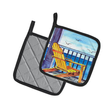Load image into Gallery viewer, Yellow Adirondack Chair Pot Holders - Set of 2 Decorative Kitchen Helpers | Made in the USA 8085-1PTHD
