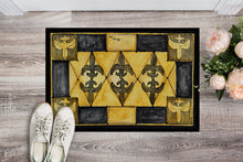 Load image into Gallery viewer, Fleur de lis  Doormat - 24x36 Decorative Floor Mat – Indoor/Outdoor Rug