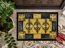 Load image into Gallery viewer, Fleur de lis  Doormat - 24x36 Decorative Floor Mat – Indoor/Outdoor Rug