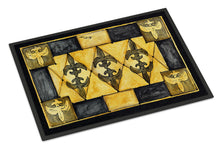 Load image into Gallery viewer, Fleur de lis  Doormat - 24x36 Decorative Floor Mat – Indoor/Outdoor Rug