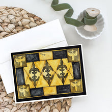 Load image into Gallery viewer, Fleur de lis Greeting Cards -  Blank Note Cards – 8-Pack of Artist-Designed Cards with Envelopes