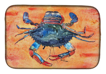 Load image into Gallery viewer, Crab Dish Drying Mat – Absorbent, Artistic Kitchen Essentials 8096DDM