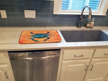 Load image into Gallery viewer, Crab Dish Drying Mat – Absorbent, Artistic Kitchen Essentials 8097DDM