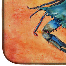 Load image into Gallery viewer, Crab Dish Drying Mat – Absorbent, Artistic Kitchen Essentials 8097DDM