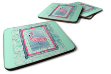 Load image into Gallery viewer, Bird - Flamingo Coasters - Set of 4 Lightweight Foam, Absorbent Drink Coasters