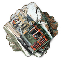 Load image into Gallery viewer, New Orleans Streetcar Coasters - Set of 4 Lightweight Foam, Absorbent Drink Coasters