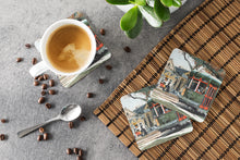 Load image into Gallery viewer, New Orleans Streetcar Coasters - Set of 4 Lightweight Foam, Absorbent Drink Coasters