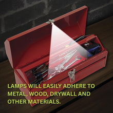 Load image into Gallery viewer, BUTTON LAMP Adhesive LEDs Light Package - Lightweight, Ultra Small, Ultra Bright LED Utility Lights